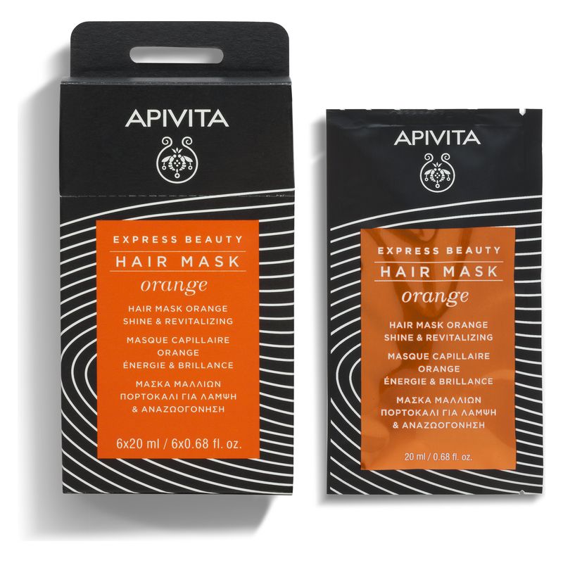 APIVITA - EXPRESS BEAUTY HAIR MASK ORANGE SHINE & REVITALIZING APIVITA - EXPRESS BEAUTY HAIR MASK ORANGE SHINE & REVITALIZING