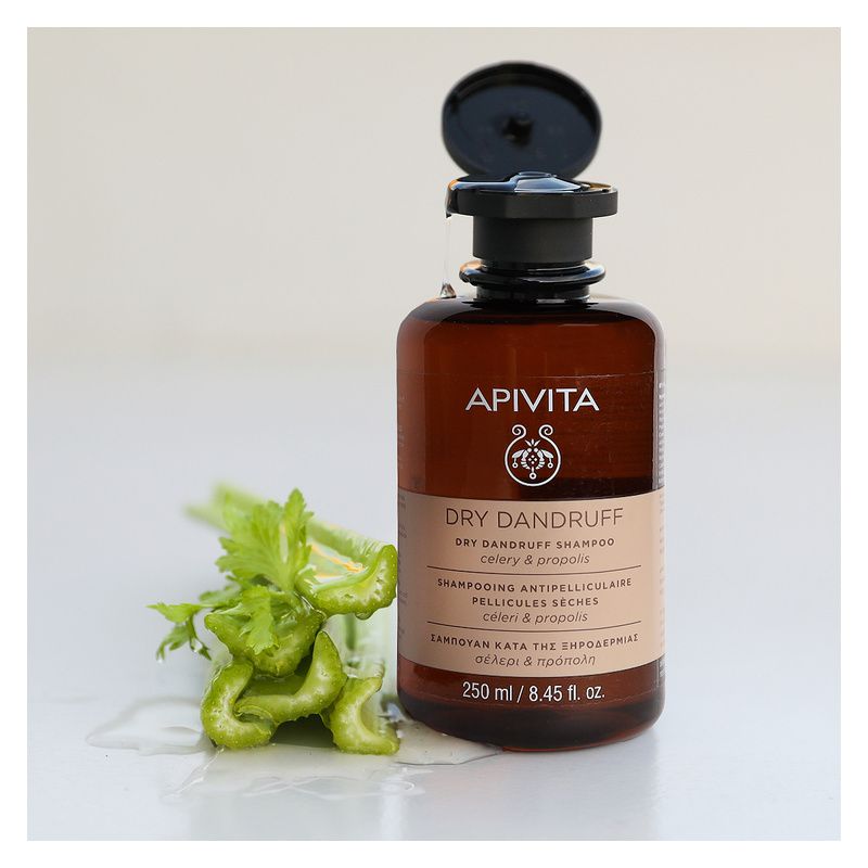 APIVITA - DRY DANDRUFF SHMAPOO CELERY & PROPOLIS APIVITA - DRY DANDRUFF SHMAPOO CELERY & PROPOLIS