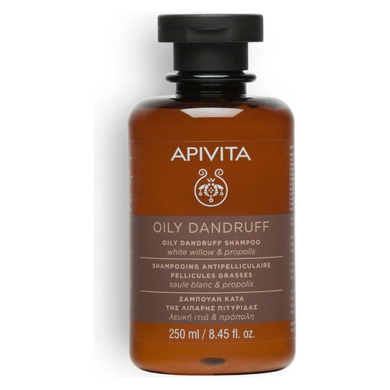 APIVITA - OILY DANDRUFF SHAMPOO WHITE WILLOW & PROPOLIS APIVITA - OILY DANDRUFF SHAMPOO WHITE WILLOW & PROPOLIS
