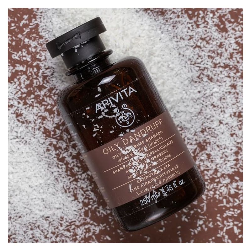 APIVITA - OILY DANDRUFF SHAMPOO WHITE WILLOW & PROPOLIS APIVITA - OILY DANDRUFF SHAMPOO WHITE WILLOW & PROPOLIS