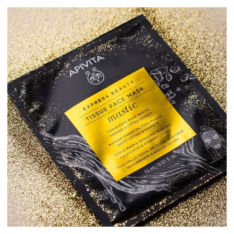 APIVITA - Express Beauty Tissue Face Mask Mastic APIVITA - Express Beauty Tissue Face Mask Mastic