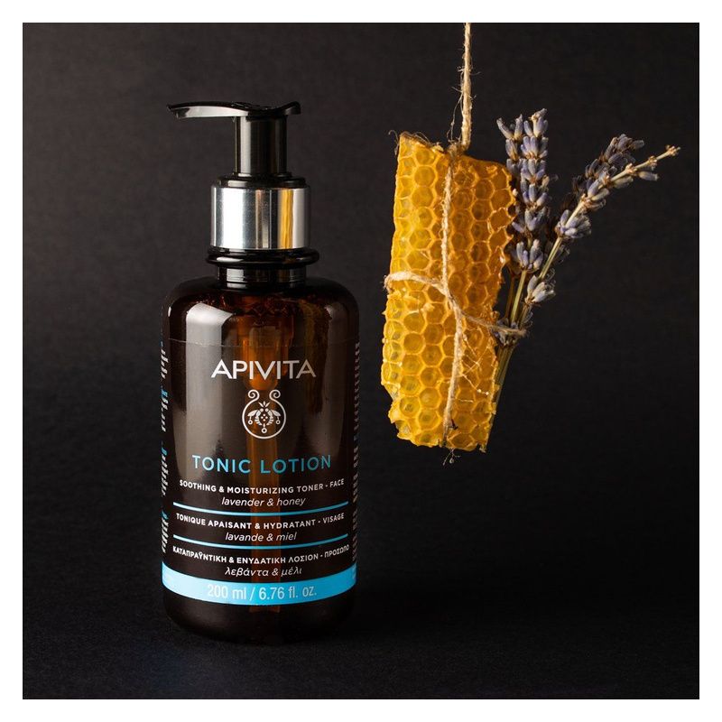 APIVITA - TONIC LOTION SOOTHING & MOISTURIZING TONER - FACE LAVENDER & HONEY APIVITA - TONIC LOTION SOOTHING & MOISTURIZING TONER - FACE LAVENDER & HONEY