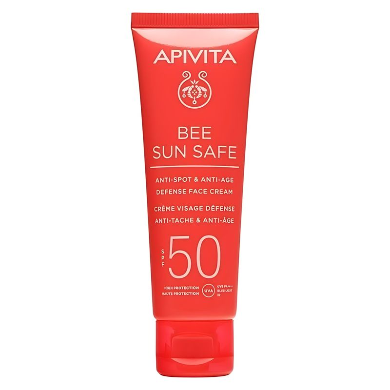 APIVITA - BEE SUN SAFE ANTI-SPOT & ANTI-AGE DEFENCE FACE CREAM SPF 50 GOLD APIVITA - BEE SUN SAFE ANTI-SPOT & ANTI-AGE DEFENCE FACE CREAM SPF 50 GOLD