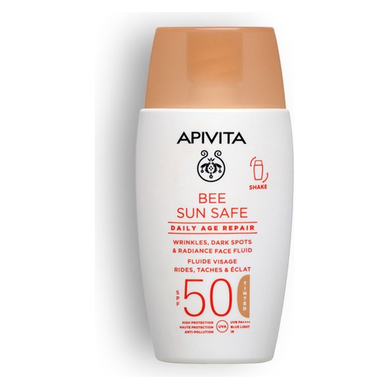 APIVITA - BEE SUN SAFE DAILY AGE REPAIR SPF 50 TINTED APIVITA - BEE SUN SAFE DAILY AGE REPAIR SPF 50 TINTED