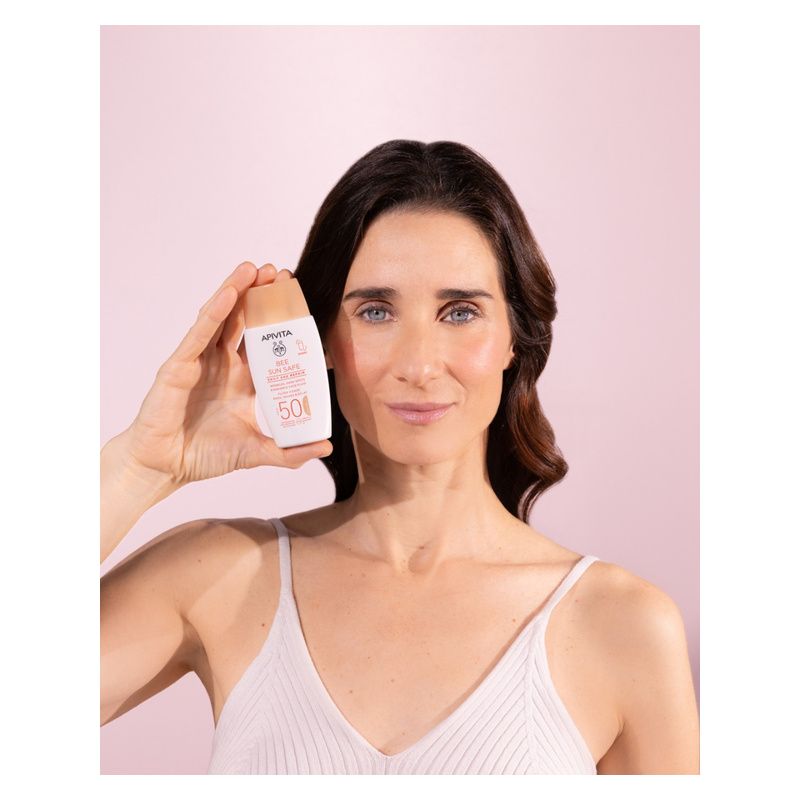 APIVITA - BEE SUN SAFE DAILY AGE REPAIR SPF 50 TINTED APIVITA - BEE SUN SAFE DAILY AGE REPAIR SPF 50 TINTED