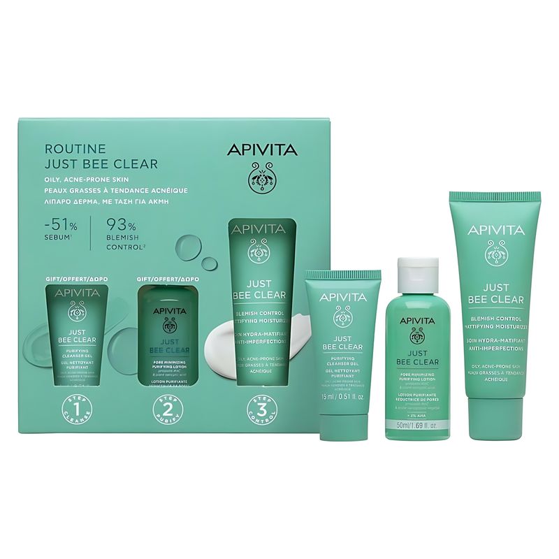 APIVITA - COFANETTO JUST BEE CLEAR ROUTINE APIVITA - COFANETTO JUST BEE CLEAR ROUTINE