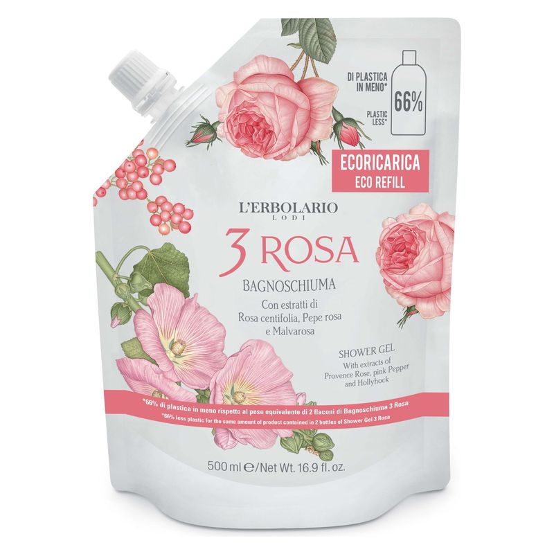L'Erbolario - 3 Rosa Bagnoschiuma L'Erbolario - 3 Rosa Bagnoschiuma