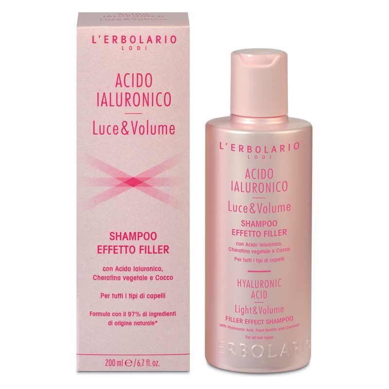 L'Erbolario - ACIDO IALURONICO LUCE & VOLUME SHAMPOO EFFETTO FILLER L'Erbolario - ACIDO IALURONICO LUCE & VOLUME SHAMPOO EFFETTO FILLER