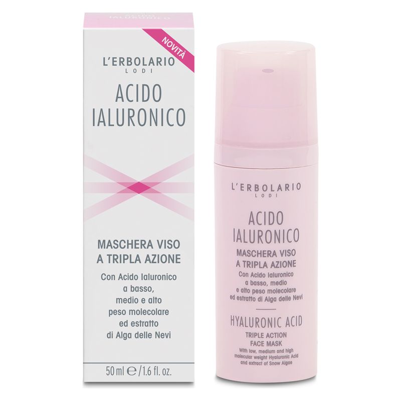 L'Erbolario - ACIDO IALURONICO MASCHERA VISO A TRIPLA AZIONE L'Erbolario - ACIDO IALURONICO MASCHERA VISO A TRIPLA AZIONE