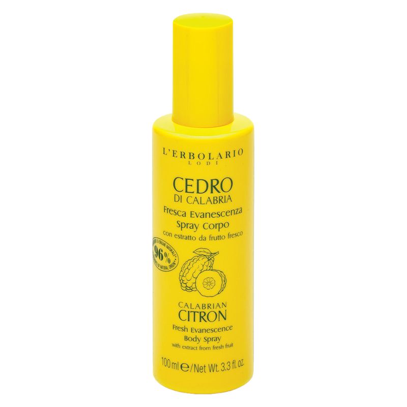 L'Erbolario - CEDRO DI CALABRIA FRESCA EVANESCENZA SPRAY CORPO L'Erbolario - CEDRO DI CALABRIA FRESCA EVANESCENZA SPRAY CORPO
