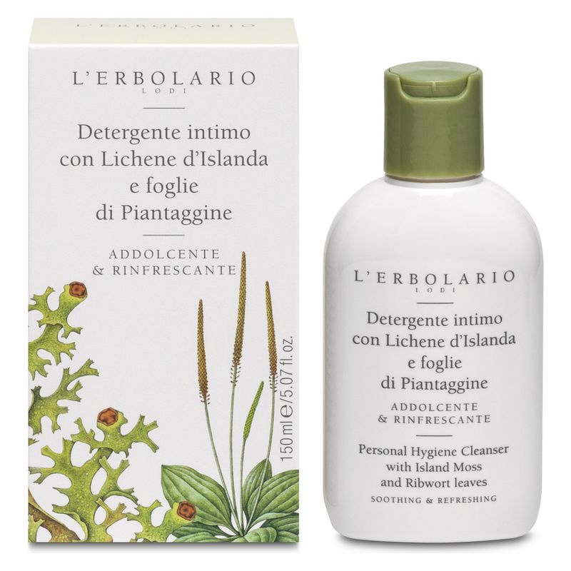 L'Erbolario - DETERGENTE INTIMO CON LICHENE D'ISLANDA E FOGLIE DI PIANTAGGINE L'Erbolario - DETERGENTE INTIMO CON LICHENE D'ISLANDA E FOGLIE DI PIANTAGGINE