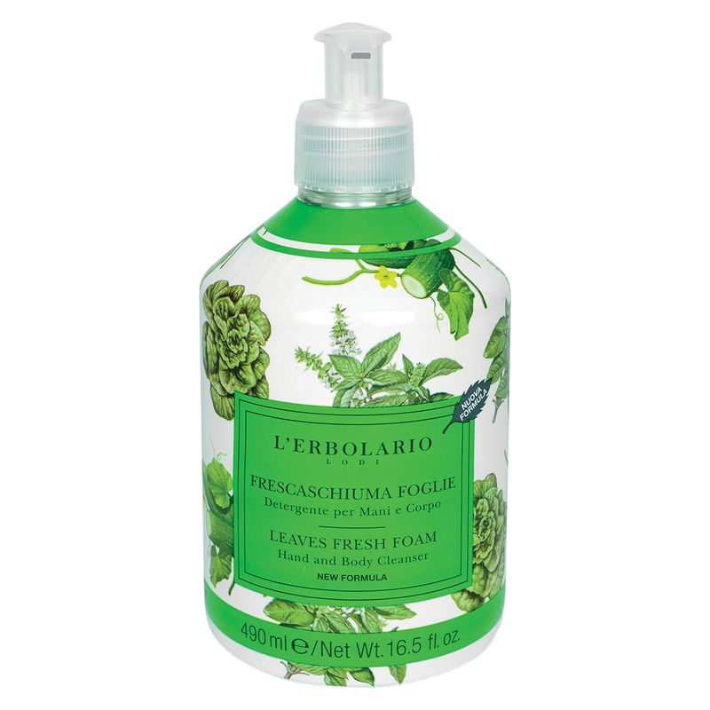 L'Erbolario - FRESCASCHIUMA FOGLIE DETERGENTE PER MANI E CORPO L'Erbolario - FRESCASCHIUMA FOGLIE DETERGENTE PER MANI E CORPO