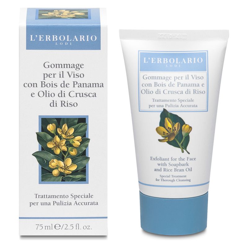 L'Erbolario - GOMMAGE PER IL VISO CON BOIS DE PANAMA E OLIO DI CRUSCA DI RISO L'Erbolario - GOMMAGE PER IL VISO CON BOIS DE PANAMA E OLIO DI CRUSCA DI RISO