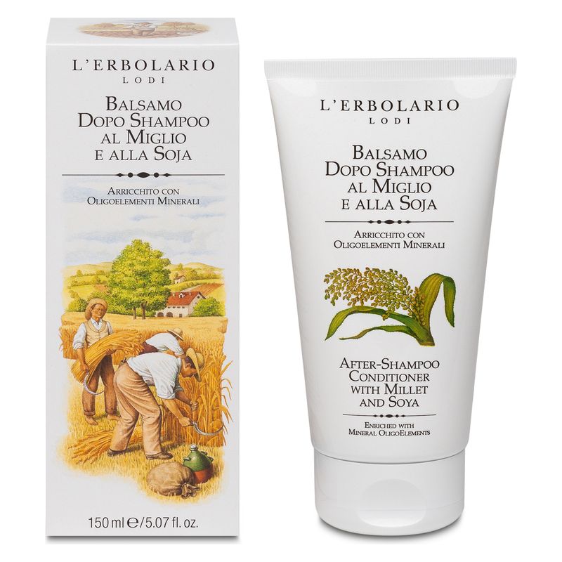 L'Erbolario - BALSAMO DOPO-SHAMPOO AL MIGLIO E ALLA SOJA L'Erbolario - BALSAMO DOPO-SHAMPOO AL MIGLIO E ALLA SOJA