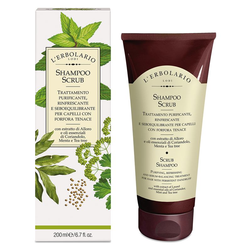 L'Erbolario - SHAMPOO SCRUB TRATTAMENTO PURIFICANTE, RINFRESCANTE E SEBOEQUILIBRANTE PER CAPELLI CON FORFORA TENACE L'Erbolario - SHAMPOO SCRUB TRATTAMENTO PURIFICANTE, RINFRESCANTE E SEBOEQUILIBRANTE PER CAPELLI CON FORFORA TENACE