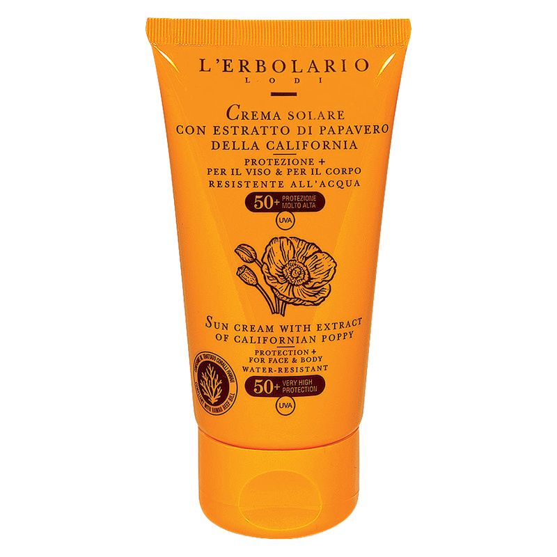 L'Erbolario - CREMA SOLARE CON ESTRATTO DI PAPAVERO DELLA CALIFORNIA VISO & CORPO SPF 50+ L'Erbolario - CREMA SOLARE CON ESTRATTO DI PAPAVERO DELLA CALIFORNIA VISO & CORPO SPF 50+