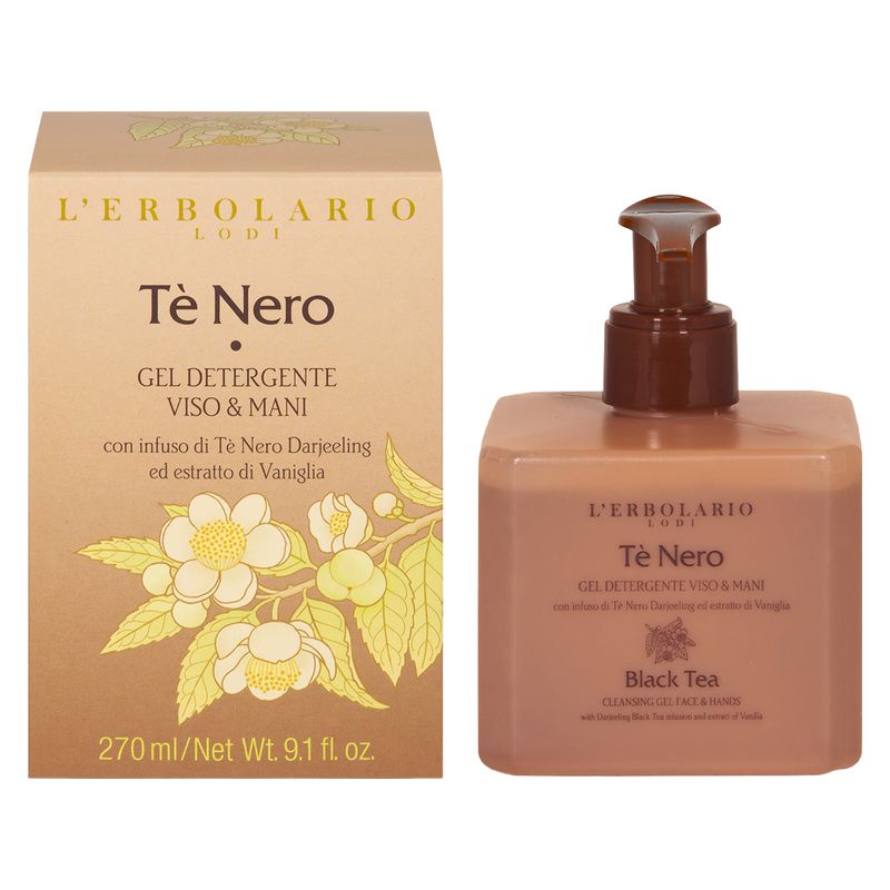 L'Erbolario - Tè NERO GEL DETERGENTE VISO & MANI L'Erbolario - Tè NERO GEL DETERGENTE VISO & MANI
