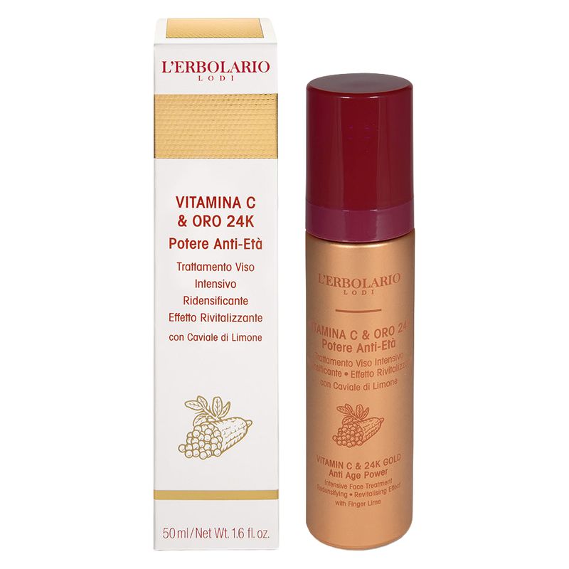 L'Erbolario - VITAMINA C & ORO 24K POTERE ANTI-ETà TRATTAMENTO VISO INTENSIVO L'Erbolario - VITAMINA C & ORO 24K POTERE ANTI-ETà TRATTAMENTO VISO INTENSIVO