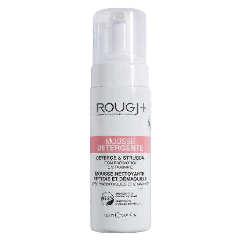 ROUGJ+ - MOUSSE DETERGENTE DETERGE E STRUCCA ROUGJ+ - MOUSSE DETERGENTE DETERGE E STRUCCA