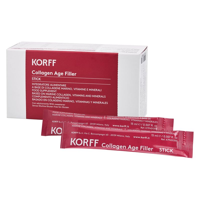 KORFF - COLLAGEN AGE FILLER STICK INTEGRATORE ALIMENTARE KORFF - COLLAGEN AGE FILLER STICK INTEGRATORE ALIMENTARE