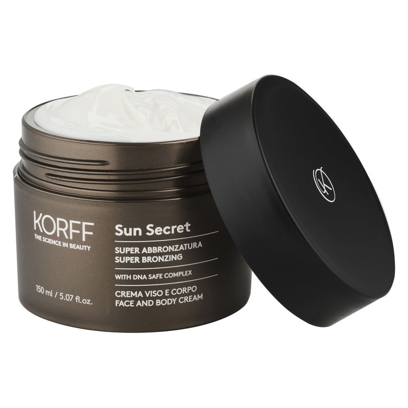 KORFF - SUN SECRET SUPER ABBRONZATURA CREMA VISO E CORPO KORFF - SUN SECRET SUPER ABBRONZATURA CREMA VISO E CORPO