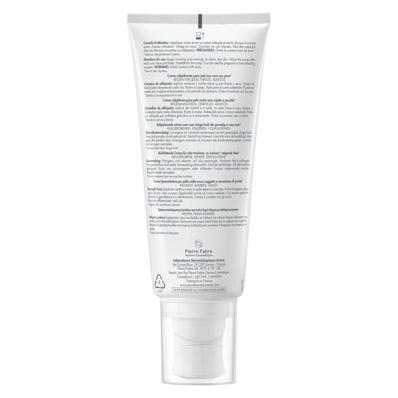 AVÈNE - Xeracalm A.D Crème Relipidante AVÈNE - Xeracalm A.D Crème Relipidante