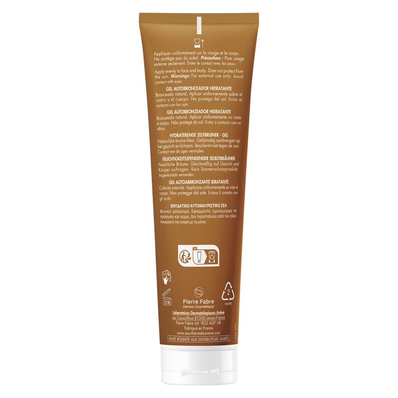 AVÈNE - Gel Autobronzant Hydratant Hale Naturel