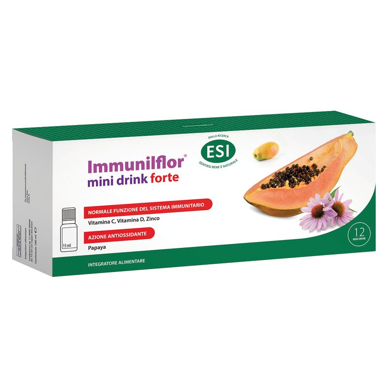 ESI - IMMUNILFLOR MINI DRINK FORTE INTEGRATORE ALIMENTARE ESI - IMMUNILFLOR MINI DRINK FORTE INTEGRATORE ALIMENTARE