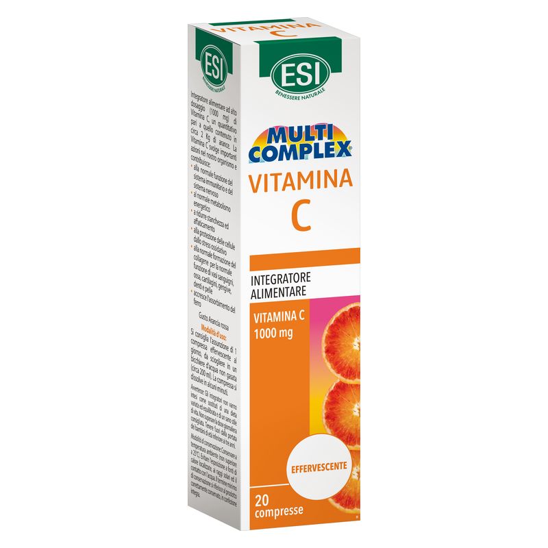 ESI - MULTICOMPLEX VITAMINA C INTEGRATORE ALIMENTARE COMPRESSE EFFERVESCENTI ESI - MULTICOMPLEX VITAMINA C INTEGRATORE ALIMENTARE COMPRESSE EFFERVESCENTI