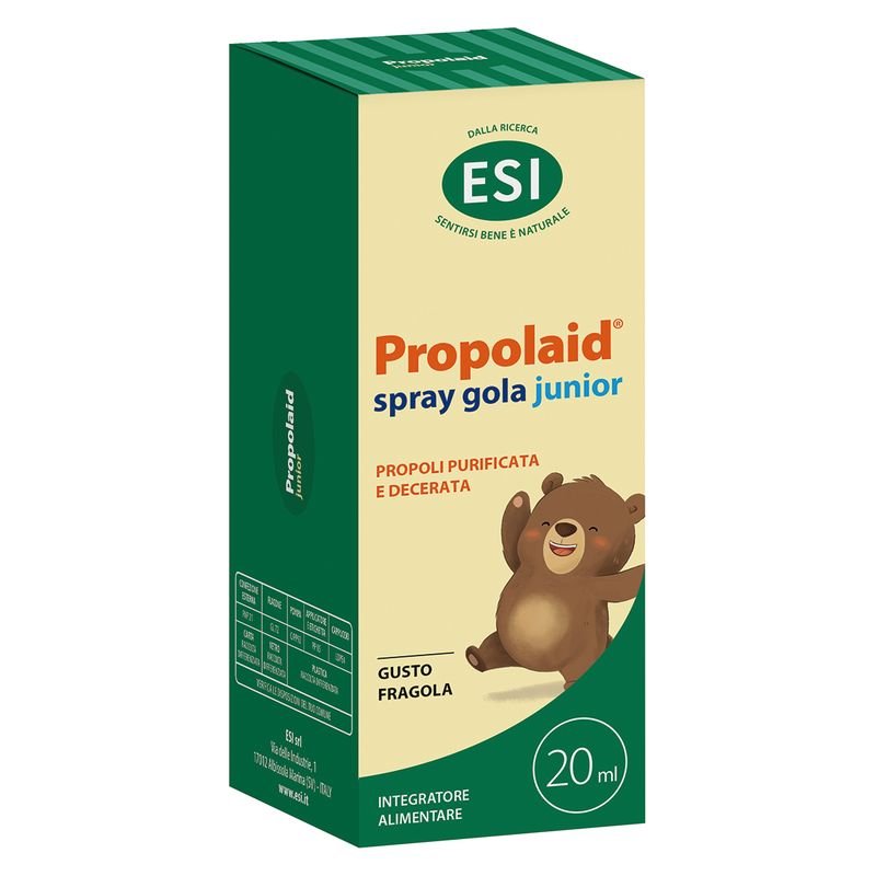 ESI - PROPOLAID SPRAY GOLA JUNIOR GUSTO FRAGOLA INTEGRATORE ALIMENTARE ESI - PROPOLAID SPRAY GOLA JUNIOR GUSTO FRAGOLA INTEGRATORE ALIMENTARE