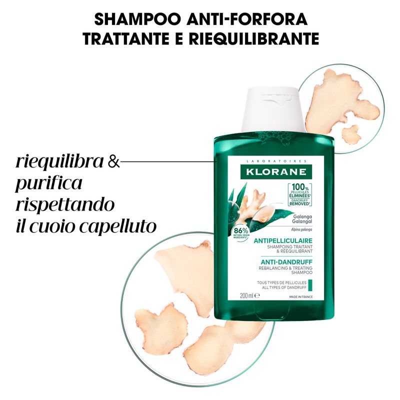 KLORANE - SHAMPOING GALANGA ANTIPECULLAIRE TRAITANT & RééQUILIBRANT KLORANE - SHAMPOING GALANGA ANTIPECULLAIRE TRAITANT & RééQUILIBRANT