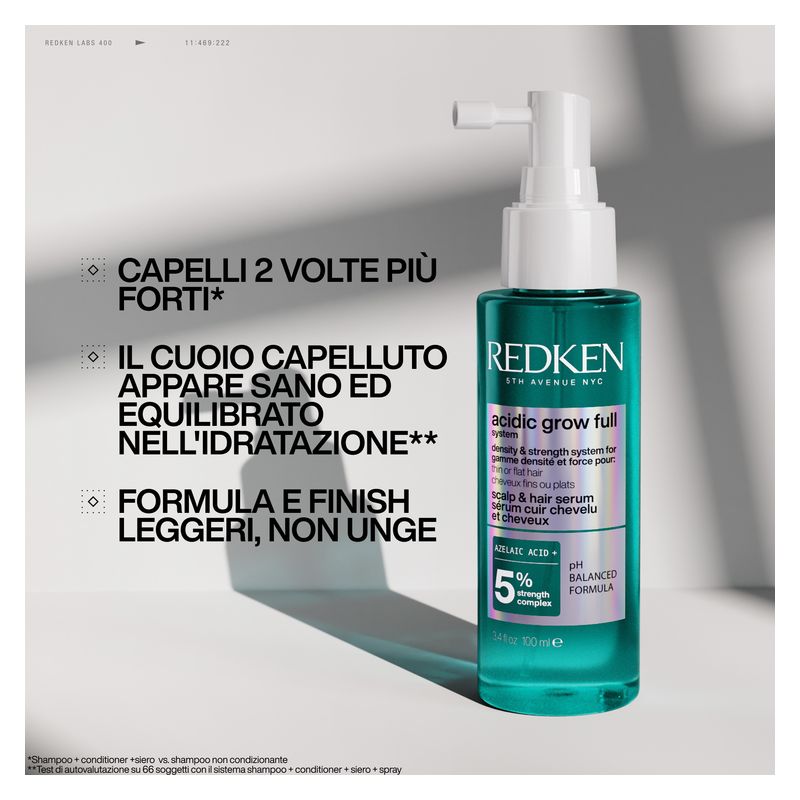 REDKEN - ACIDIC GROW FULL SCAL & HAIR SERUM
