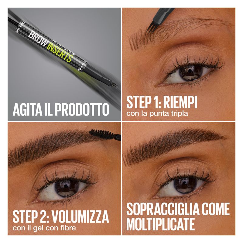 Maybelline - Brow inserts - PENNA MOLTIPLICA SOPRACCIGLIA Maybelline - Brow inserts - PENNA MOLTIPLICA SOPRACCIGLIA
