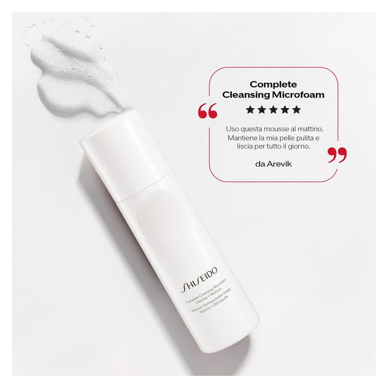 Shiseido - COMPLETE CLEANSING MICROFOAM CLEANSE + REMOVE Shiseido - COMPLETE CLEANSING MICROFOAM CLEANSE + REMOVE