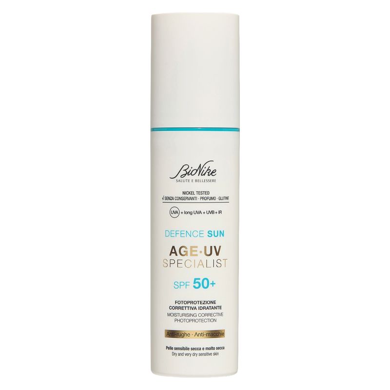 BIONIKE - Defence Sun Age Uv Specialist Spf 50+ Fotoprotezione Correttiva BIONIKE - Defence Sun Age Uv Specialist Spf 50+ Fotoprotezione Correttiva
