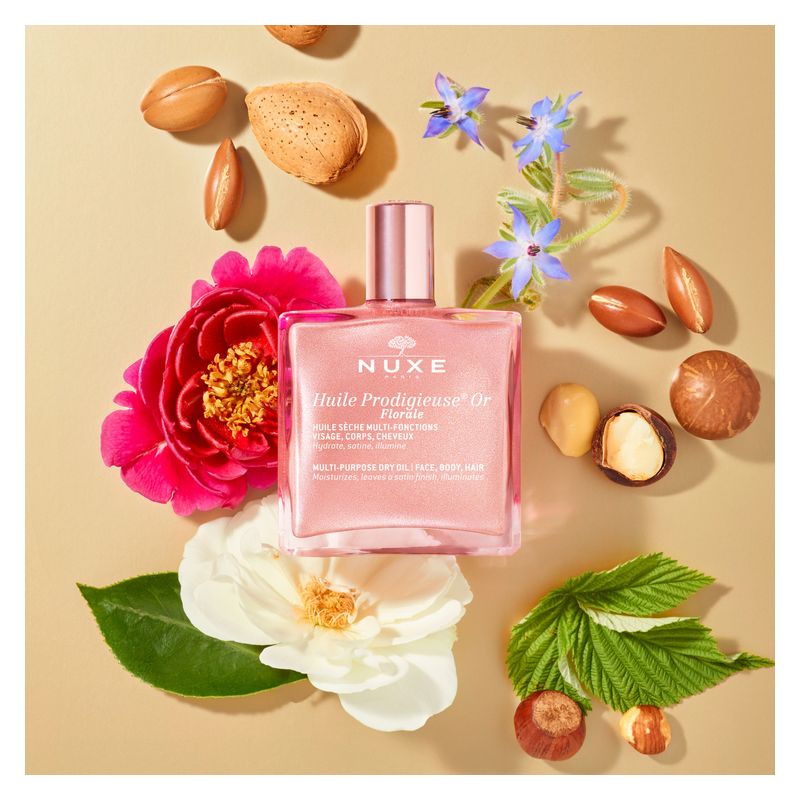 NUXE - HUILE PRODIGIEUSE OR FLORALE HUILE SèCHE MULTI-FONCTIONS NUXE - HUILE PRODIGIEUSE OR FLORALE HUILE SèCHE MULTI-FONCTIONS