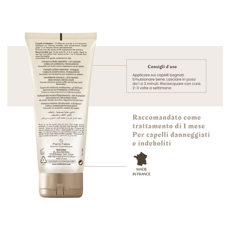 RENE FURTERER - ABSOLUE KERATINE SHAMPOOING REPARATEUR RENE FURTERER - ABSOLUE KERATINE SHAMPOOING REPARATEUR