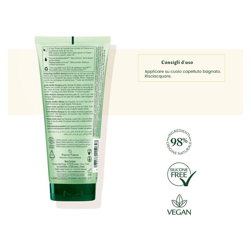 RENE FURTERER - NATURIA SHAMPOOING MICELLAIRE DOUCEUR RENE FURTERER - NATURIA SHAMPOOING MICELLAIRE DOUCEUR