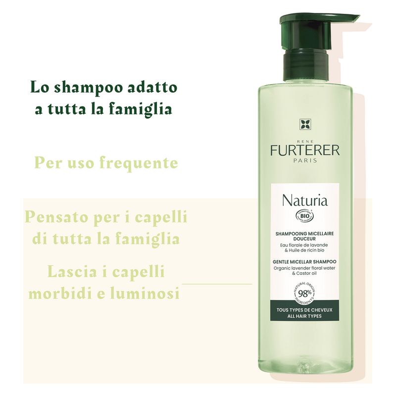 RENE FURTERER - NATURIA SHAMPOOING MICELLAIRE DOUCEUR RENE FURTERER - NATURIA SHAMPOOING MICELLAIRE DOUCEUR