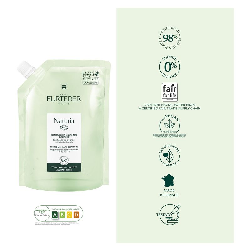 RENE FURTERER - NATURIA SHAMPOOING MICELLAIRE DOUCEUR RENE FURTERER - NATURIA SHAMPOOING MICELLAIRE DOUCEUR