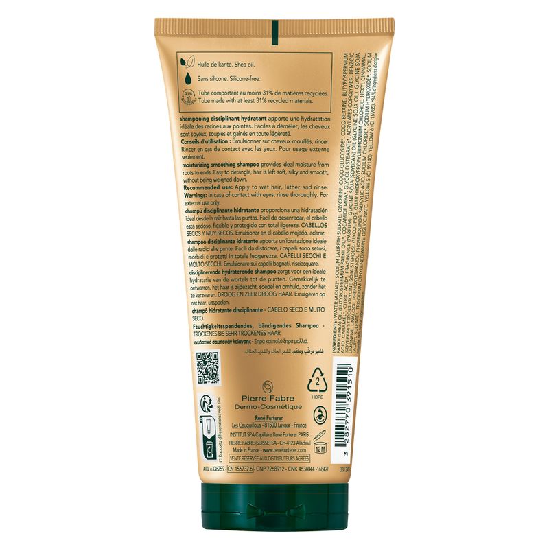RENE FURTERER - SUBLIME KARITE SHAMPOOING DISCIPLINANT HYDRATANT 