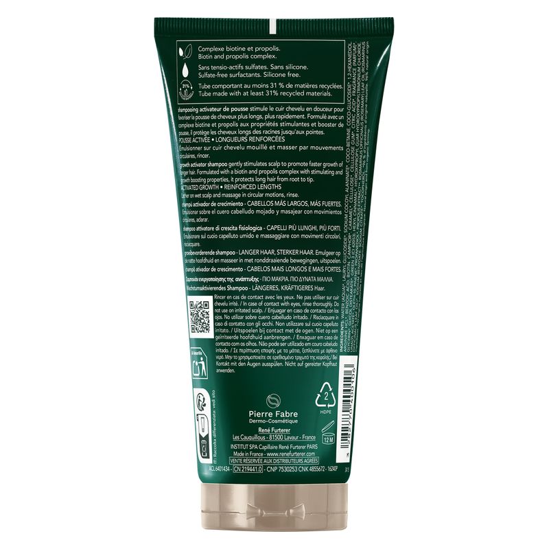 RENE FURTERER - TRIPHASIC ACTIVE GROW SHAMPOOING ACTIVATEUR DE POUSSE RENE FURTERER - TRIPHASIC ACTIVE GROW SHAMPOOING ACTIVATEUR DE POUSSE