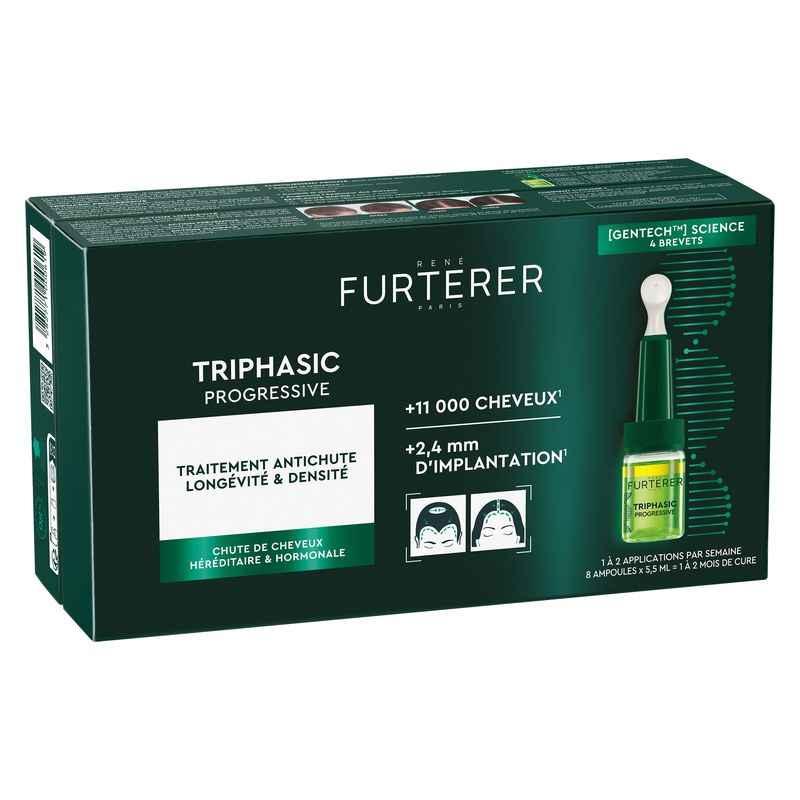 RENE FURTERER - TRIPHASIC PROGRESSIVE TRAITEMENT ANTICUTE LONGéVITé & DENSITé RENE FURTERER - TRIPHASIC PROGRESSIVE TRAITEMENT ANTICUTE LONGéVITé & DENSITé