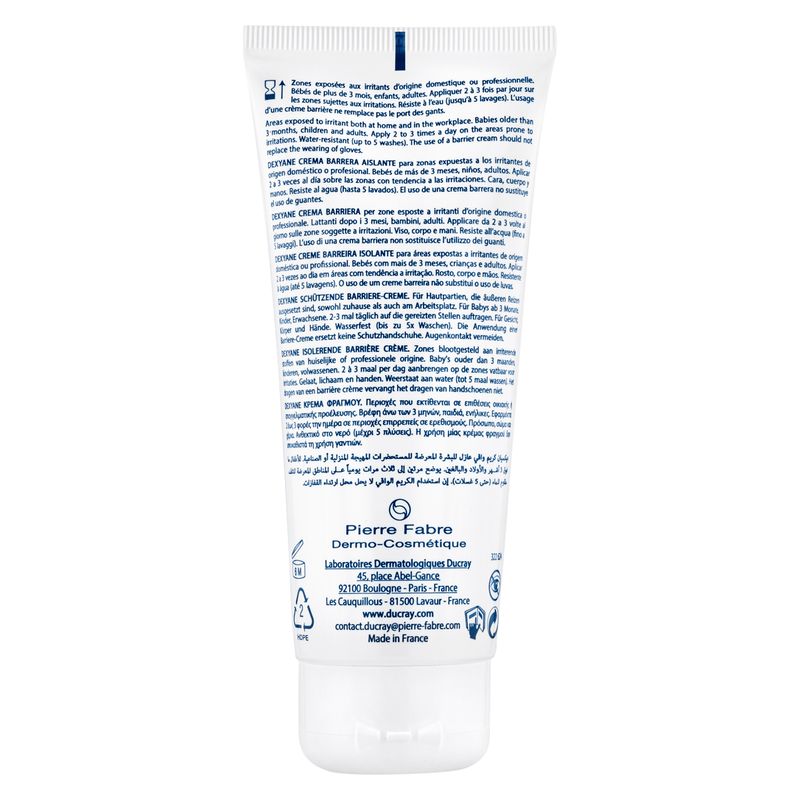 DUCRAY - DEXYANE CRèMA BARRIèRE ISOLANTE VISAGE CORPS ET MAINS DUCRAY - DEXYANE CRèMA BARRIèRE ISOLANTE VISAGE CORPS ET MAINS