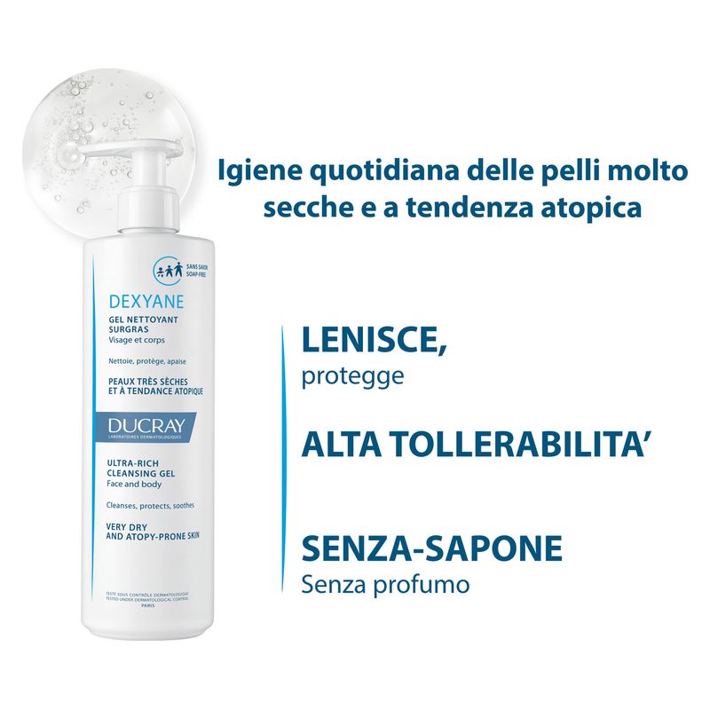 DUCRAY - DEXYANE GEL NETTOYANT SURGRAS DUCRAY - DEXYANE GEL NETTOYANT SURGRAS