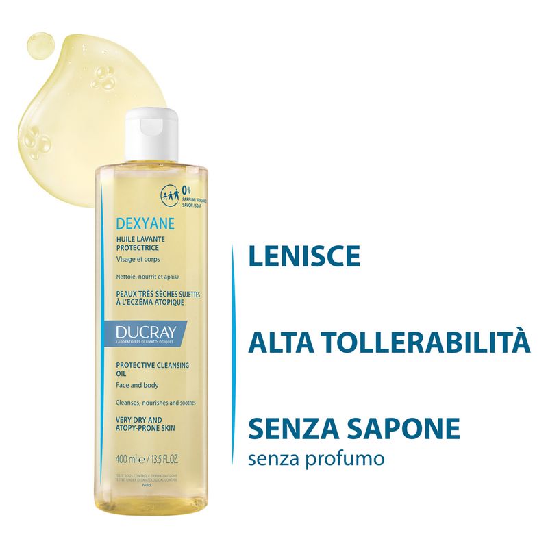 DUCRAY - DEXYANE HUILE LAVANTE PROTECTRICE VISAGE ET CORPS DUCRAY - DEXYANE HUILE LAVANTE PROTECTRICE VISAGE ET CORPS