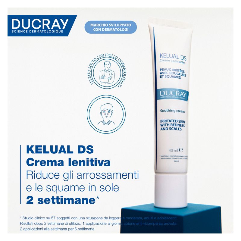 DUCRAY - KELUAL DS CRèME APAISANTE PEAUX IRRITéES AVEC ROUGEURS ET SQUAMES DUCRAY - KELUAL DS CRèME APAISANTE PEAUX IRRITéES AVEC ROUGEURS ET SQUAMES