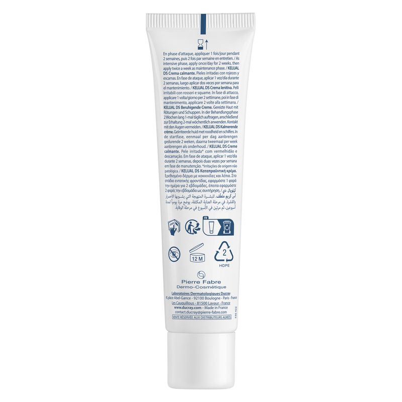 DUCRAY - KELUAL DS CRèME APAISANTE PEAUX IRRITéES AVEC ROUGEURS ET SQUAMES DUCRAY - KELUAL DS CRèME APAISANTE PEAUX IRRITéES AVEC ROUGEURS ET SQUAMES