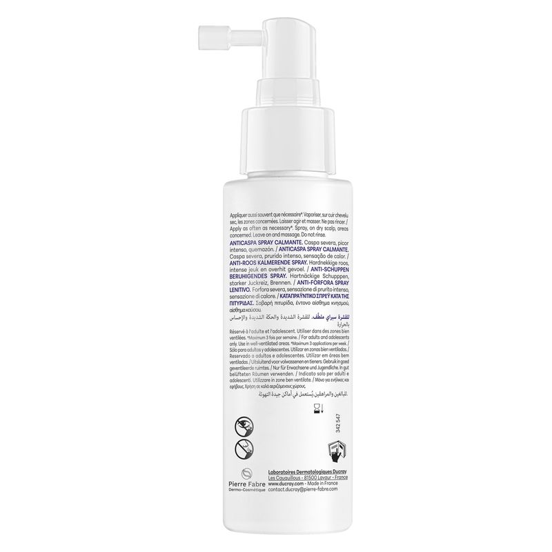 DUCRAY - KELUAL DS INTENSIVE ANTI-PELLICULAIRE SPRAY CALMANT DUCRAY - KELUAL DS INTENSIVE ANTI-PELLICULAIRE SPRAY CALMANT
