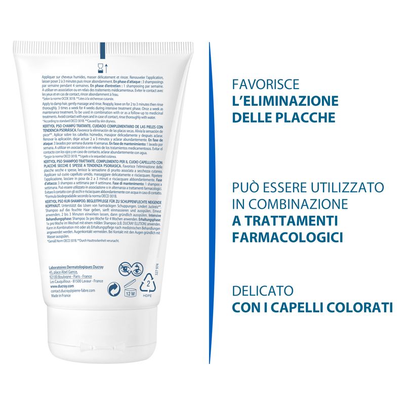 DUCRAY - KERTYOL PSO SHAMPOOING TRAITANT